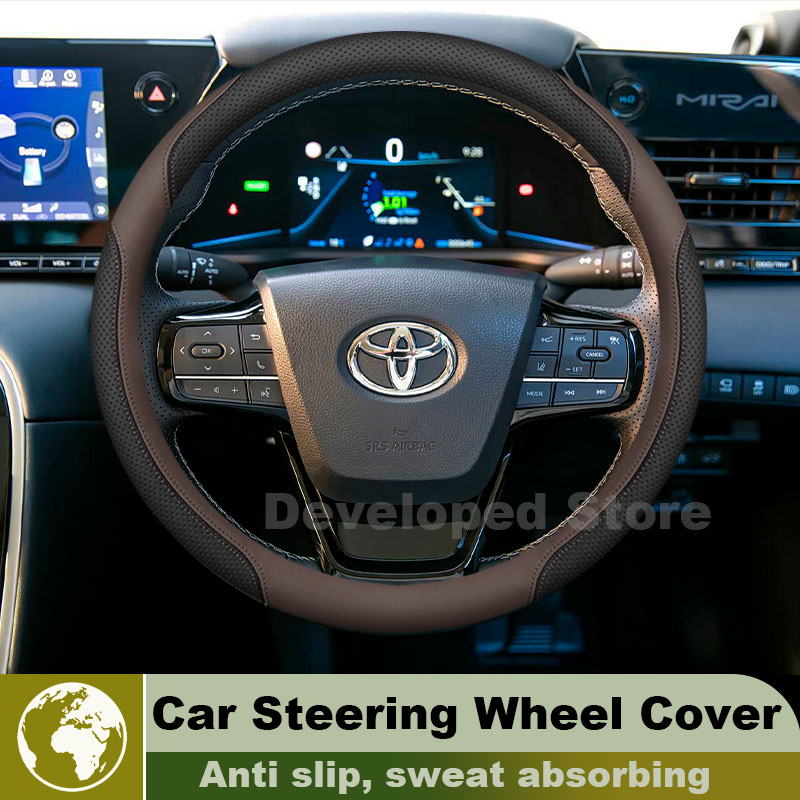 Car Steering Wheel Cover Anti Slip Breathable - Lenkradbezug für Toyota HIACE 2019 2020