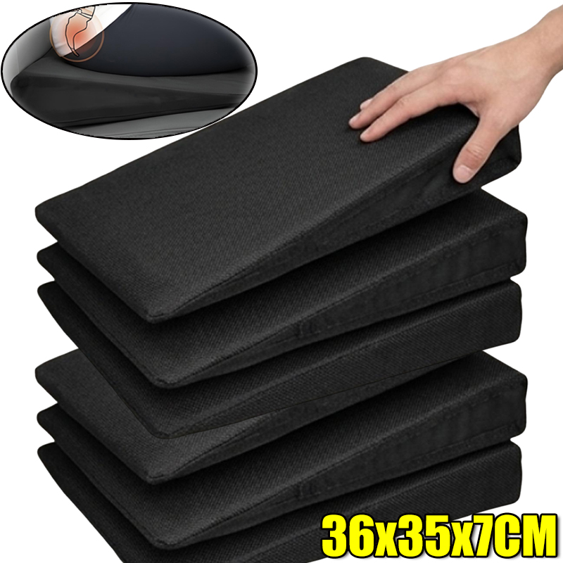 Memory Foam Car Neck Pillow Lumbar Support - Autositzkissen zur Ermüdungslinderung, Erhöhungspolster für flachere