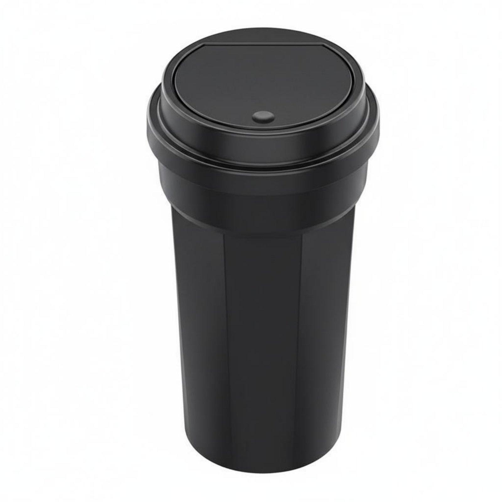 Waterproof Car Trash Can With Lid - Auto-Mülleimer mit Deckel, kleiner ABS-Abfallbehälter für