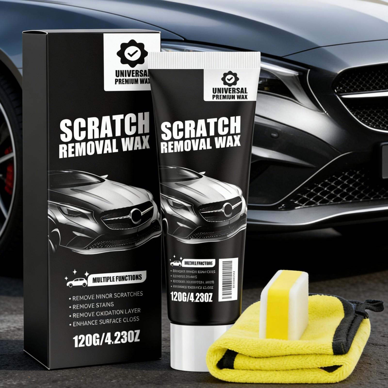 Car Scratch Repair Polishing Wax Paste - Auto-Kratzer-Entfernungs-Wachs Hydrophobes Glanzwachs Auto-Kratzer-Entferner Anti-Kratzer Auto-Polierwachs