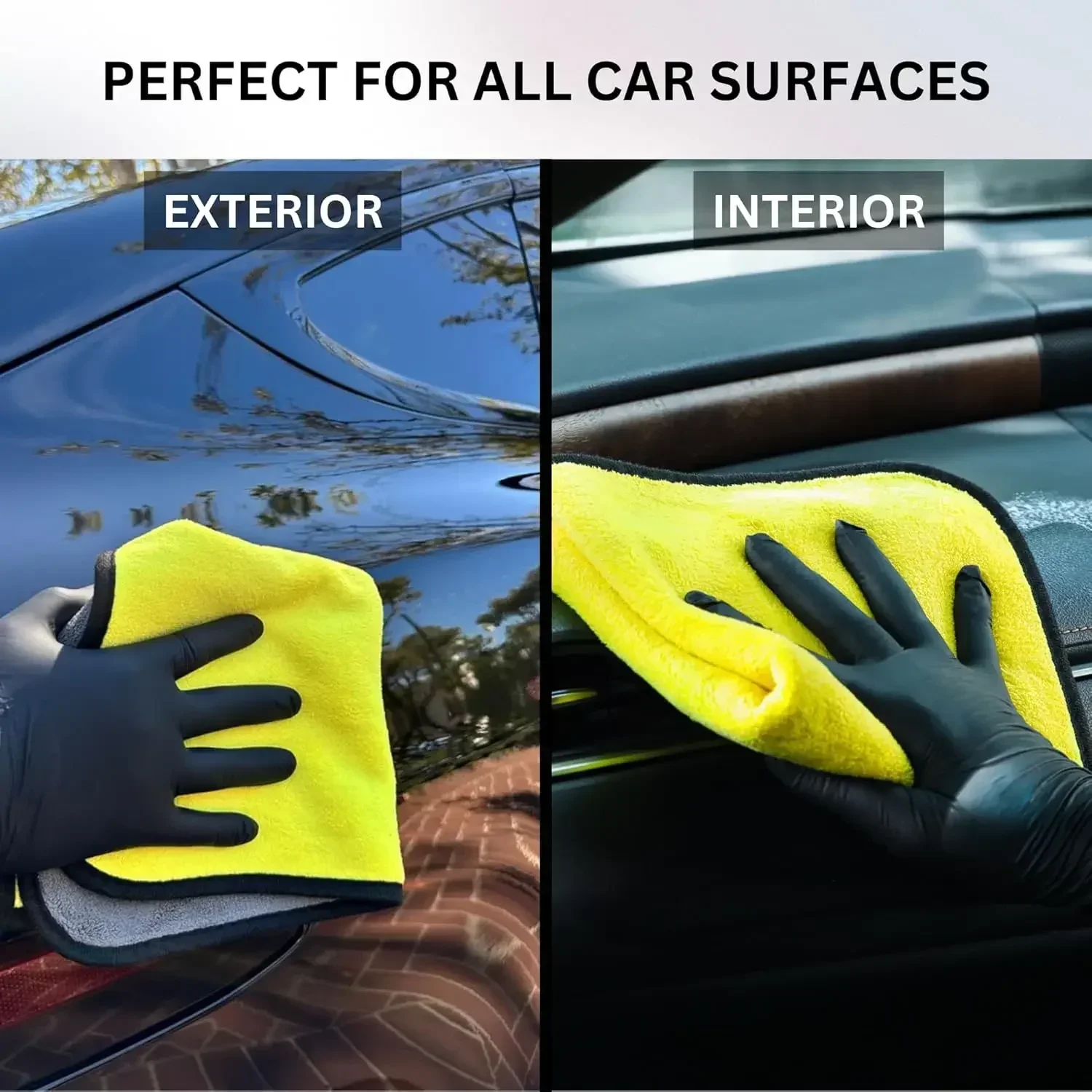 1/10 Stück Auto-Waschlappen au – Microfiber Car Drying Towel Super Absorbent Bewertung und Preis