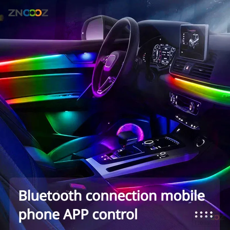 18IN1 Neon Auto Innen Umgebung – Led Ambient Interior Car Lights App Control Bewertung und Preis