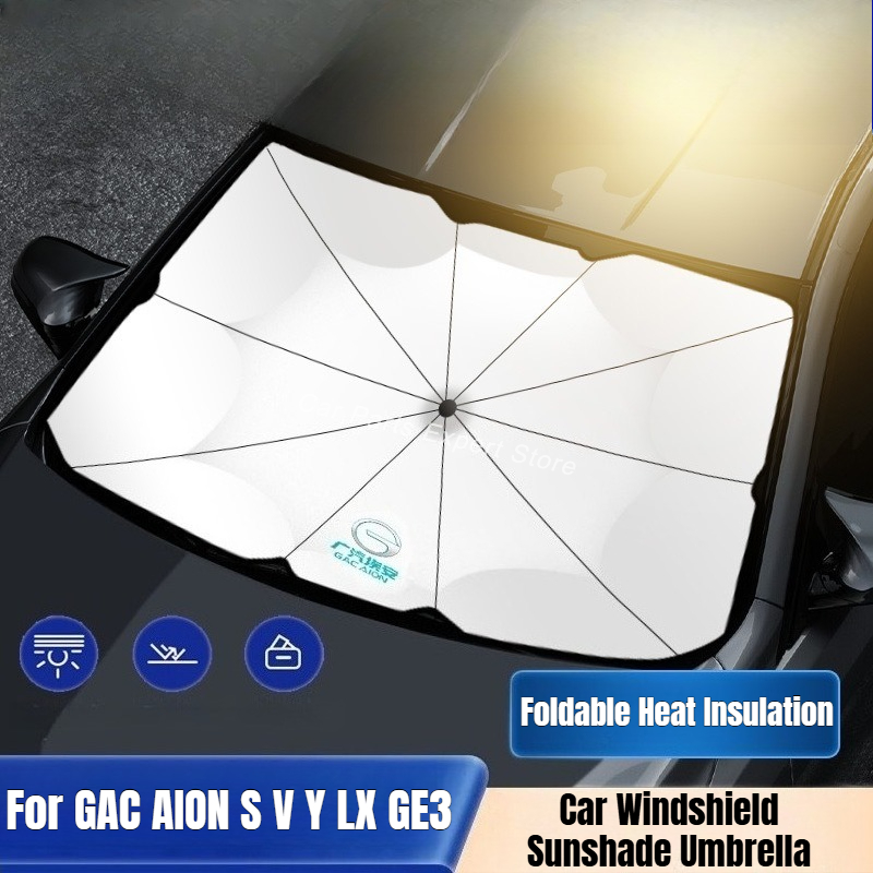 Für GAC AION S V Y LX GE3 Auto – Car Sunshade Windshield Umbrella Foldable Bewertung und Preis