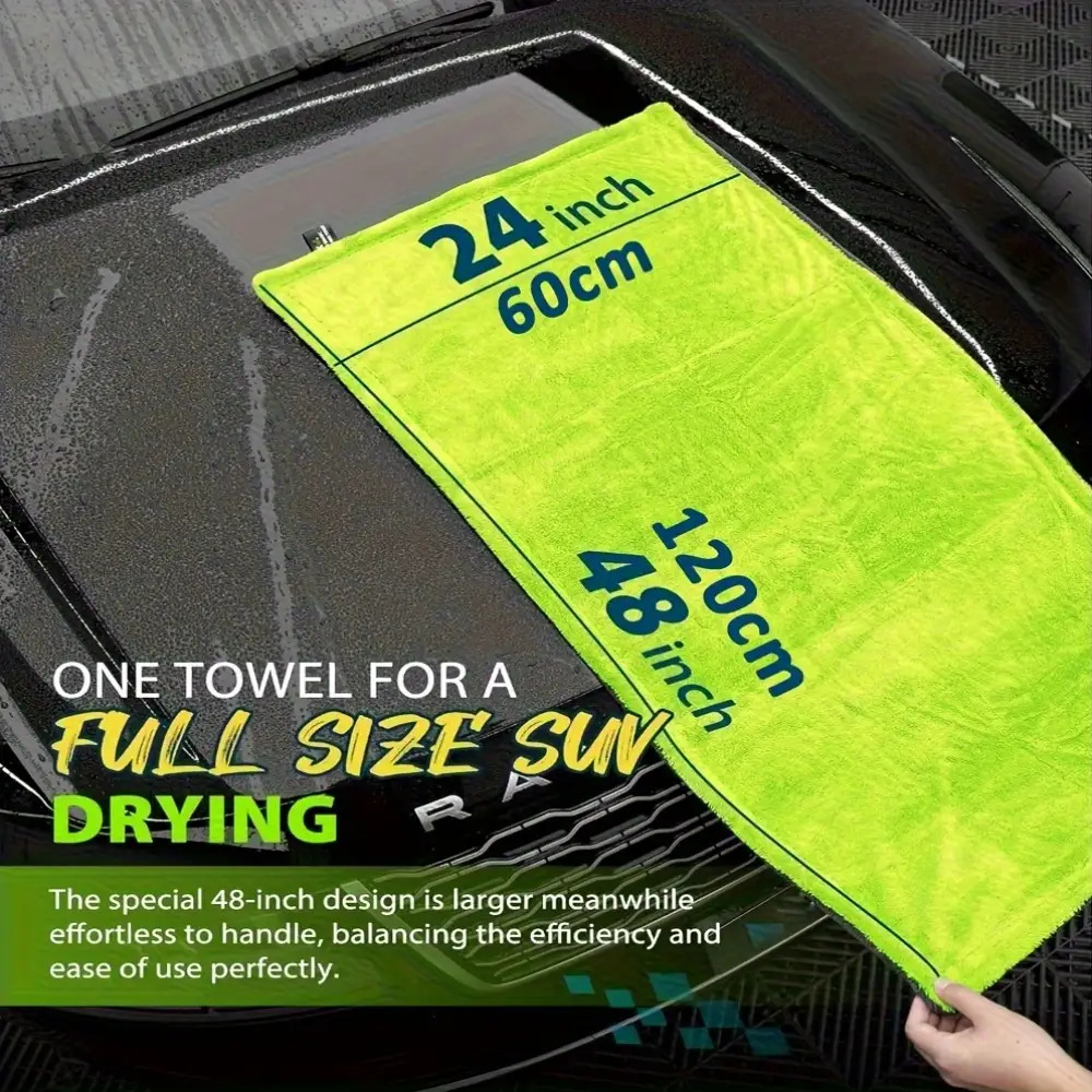 1400 g/m2, robustes SUV-LKW-Tr – Microfiber Car Drying Towel Super Absorbent Bewertung und Preis