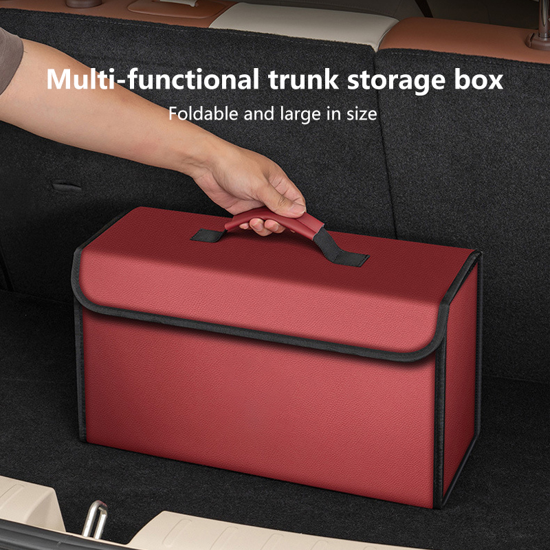 Auto-Leder-Kofferraum-Organize – Car Trunk Organizer Foldable Storage Box Bewertung und Preis