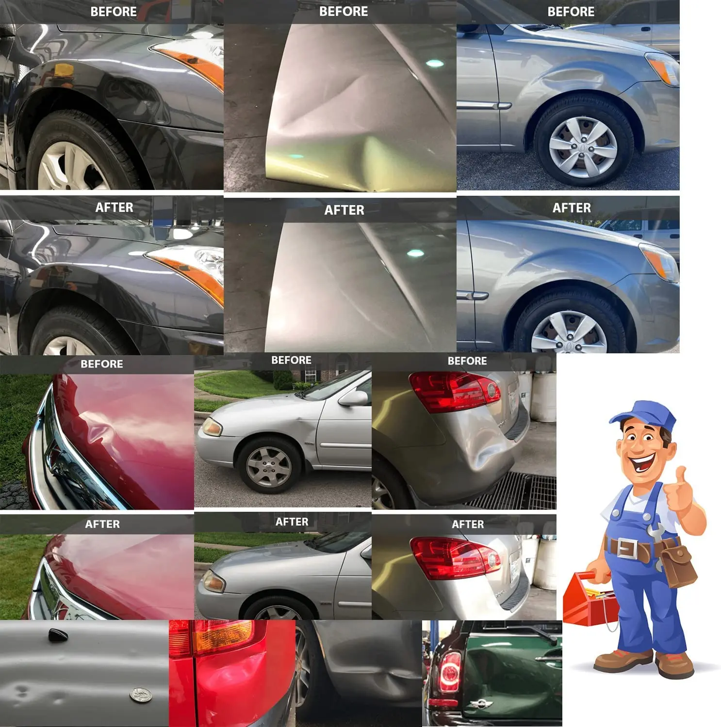 Auto-Dellen-Reparatur-Set, Aut – Auto Repair Tools Bewertung und Preis